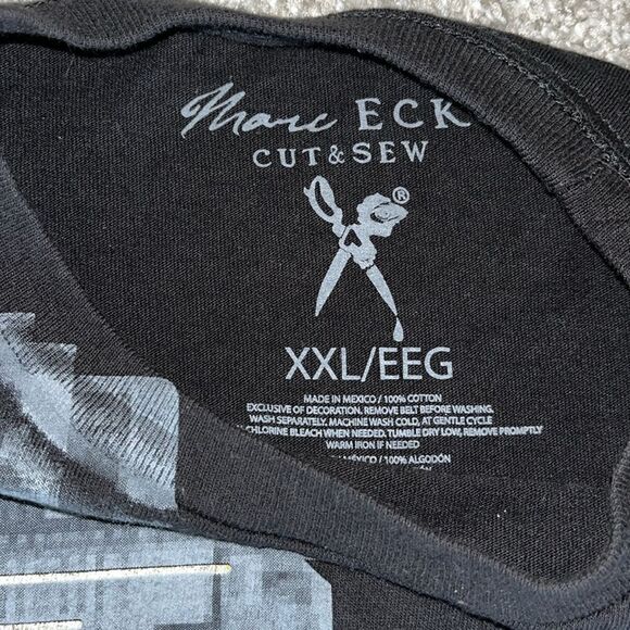 New Marc Ecko Cut & Sew Shear anarchy black t shirt mens size XXL New York City - Picture 3 of 4